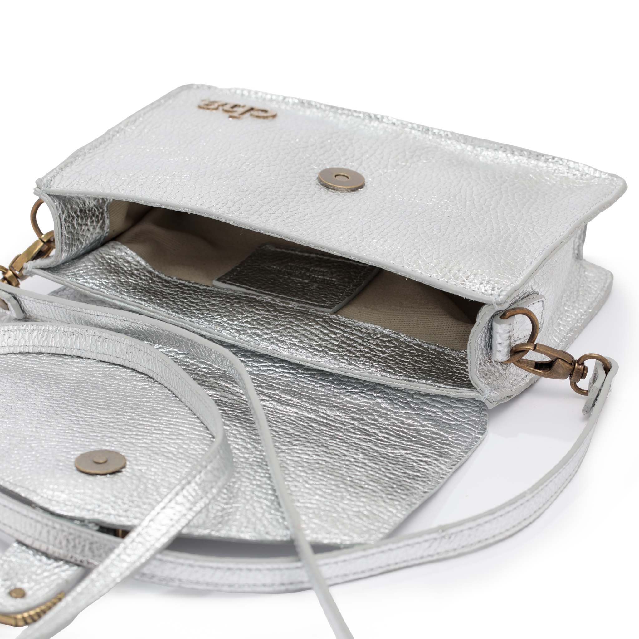 mini bag silver