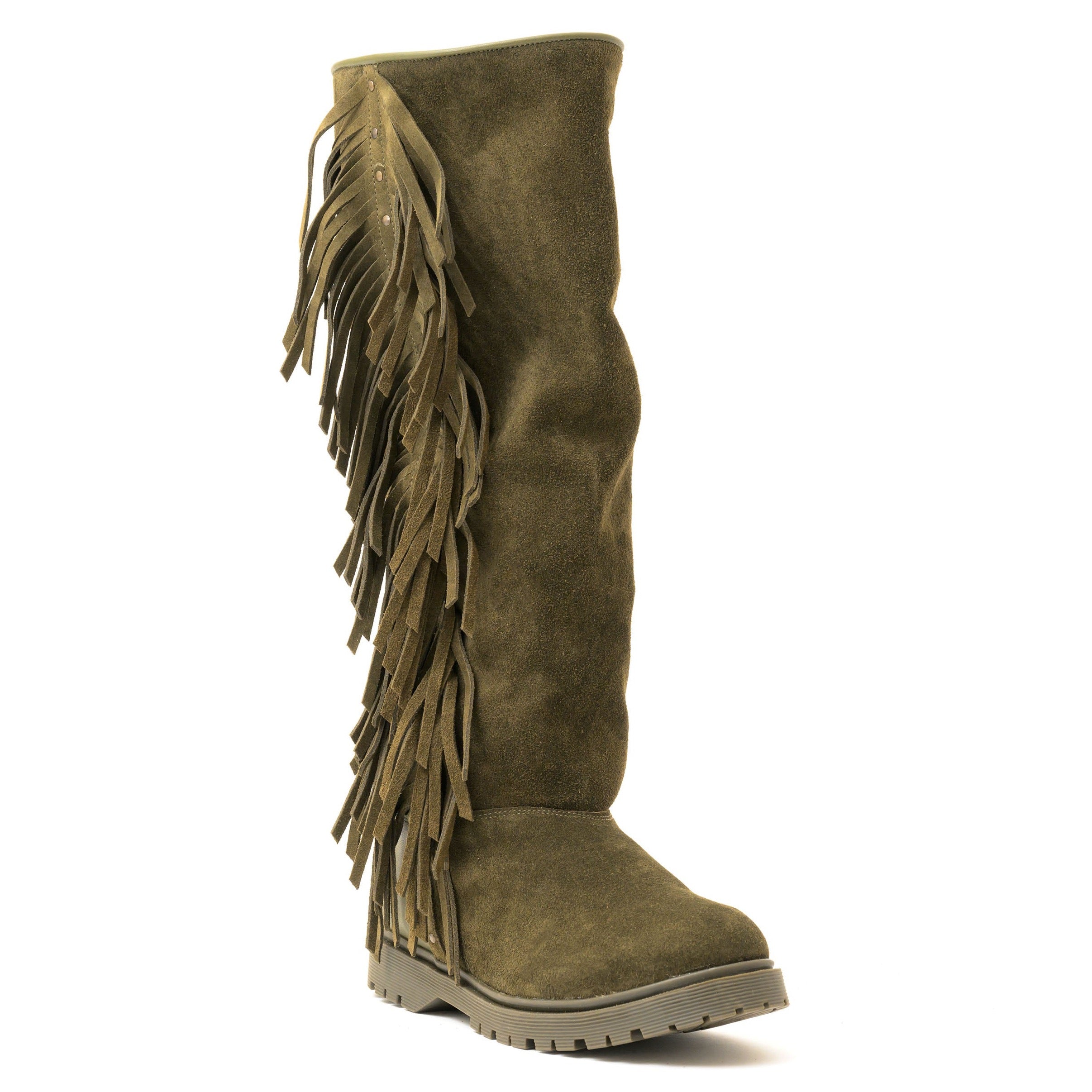 Fringe Tall Military - merino footpart