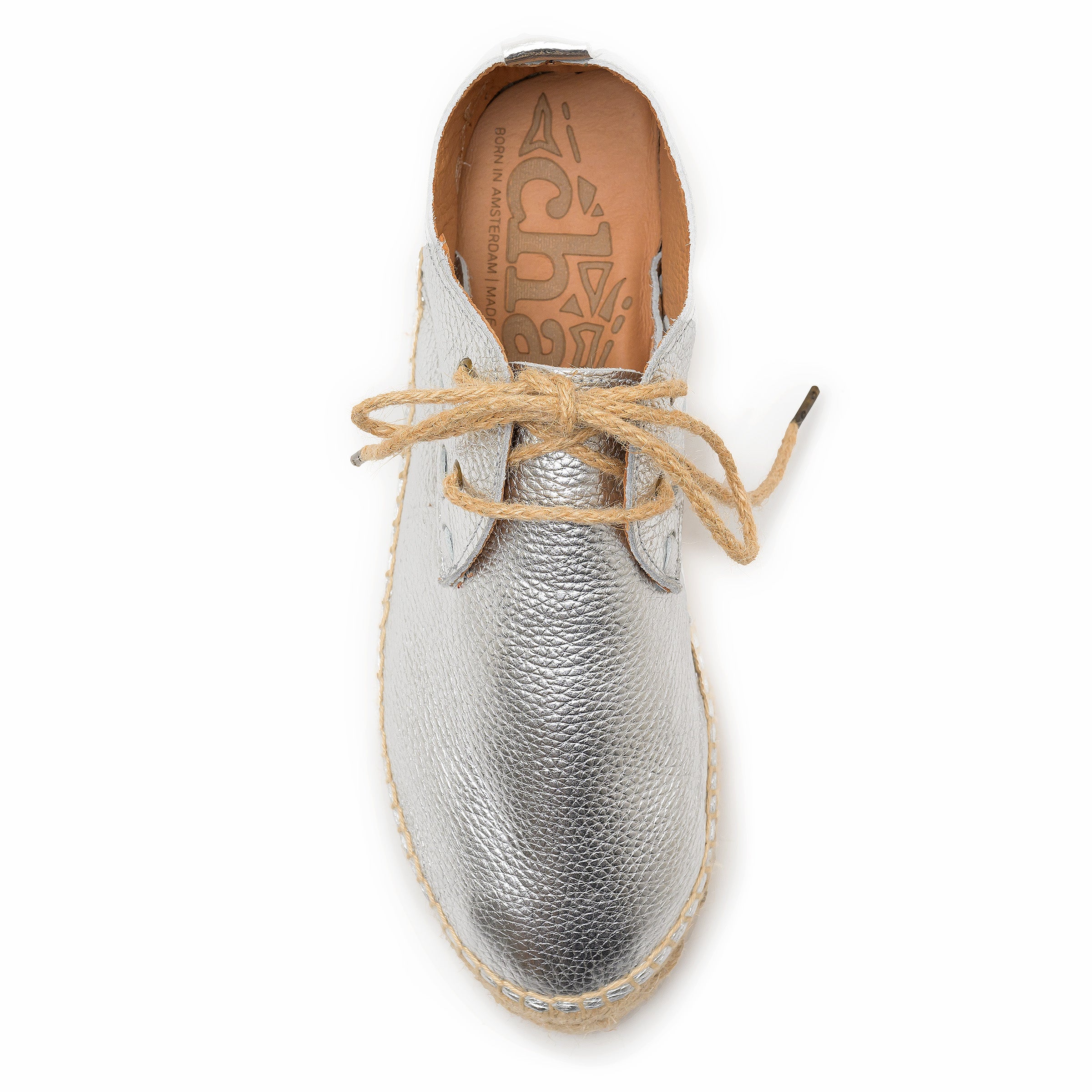 espadrille sneaker silver