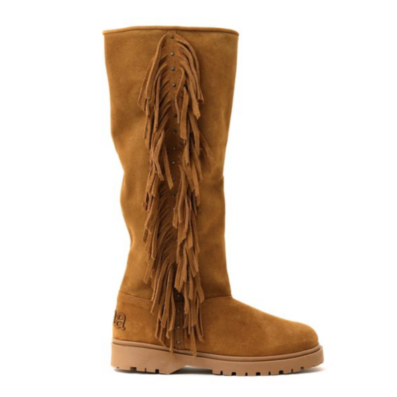 Justfab fringe boots best sale