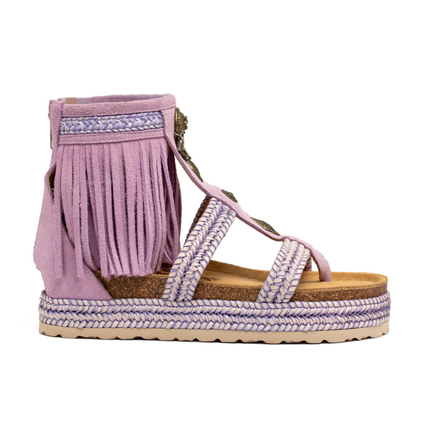 Sandal Fringe Lila