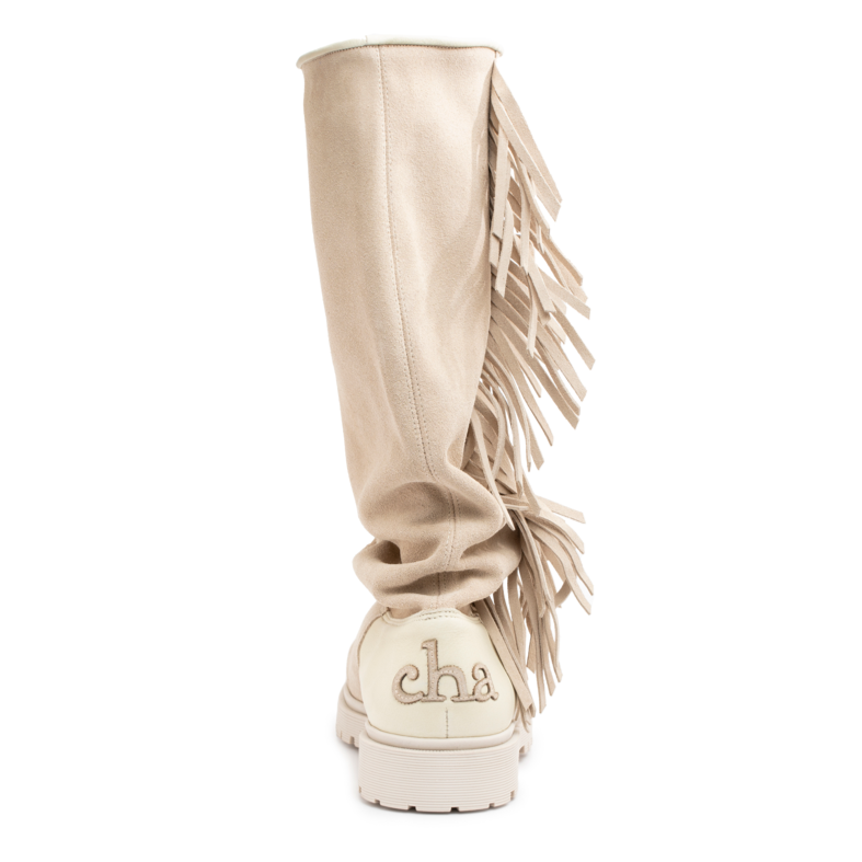 Fringe Tall Cream - merino footpart