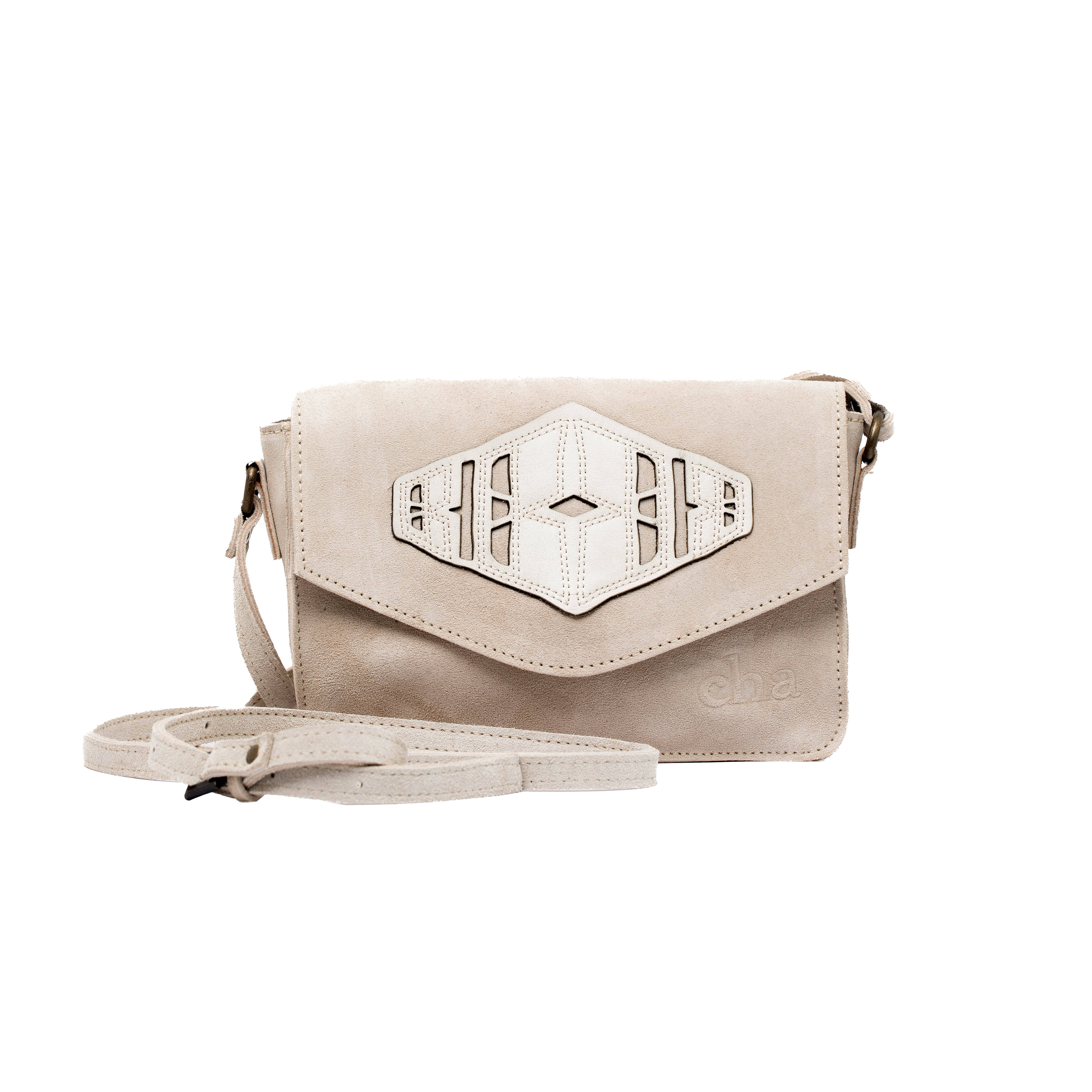 Patchwork Mini Tasche Creme 