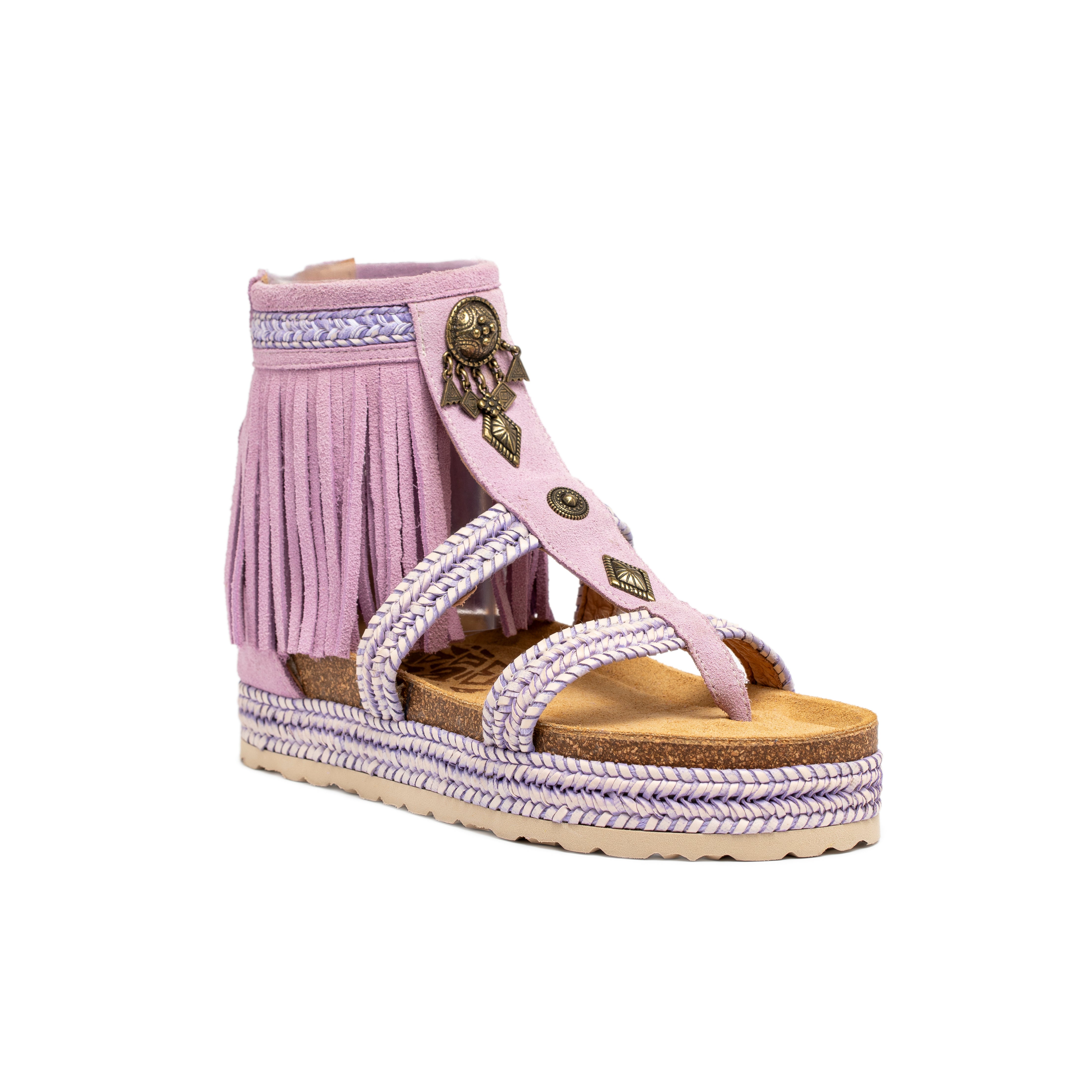 Sandal Fringe Lila